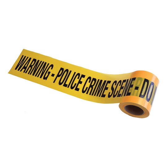 Police Crime Scene Avspärrningsband