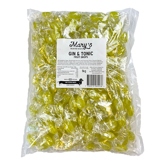 Gin & Tonic Fruit Drops Storpack - 1 kg