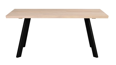 Fred matbord 170 vitpigmenterad ek/svart