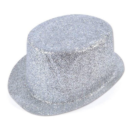 Glittrande Höghatt Silver - One size