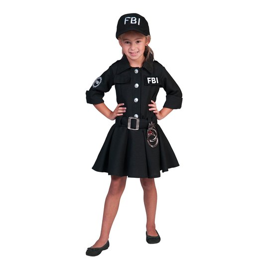 FBI Agent Flicka Maskeraddräkt - Small