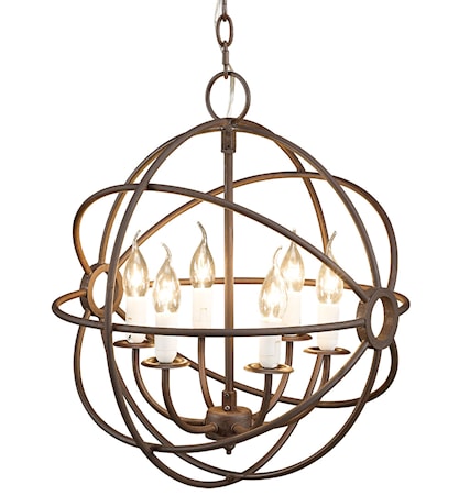 Gyro Taklampa Antique rust