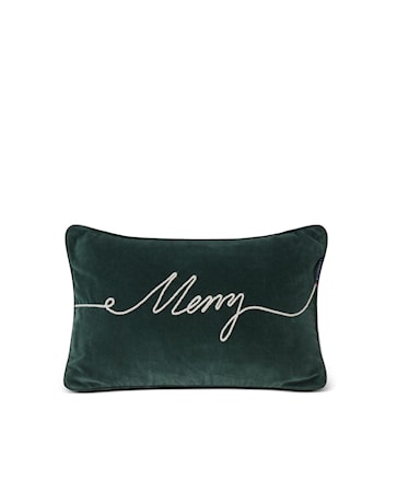 Merry Cotton Kudde 30X50 Grön