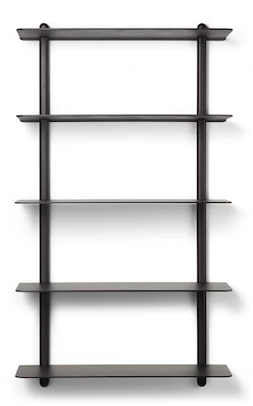 Nivo Hylla Stor E 66,5x118 cm Svart Aska/ Svart