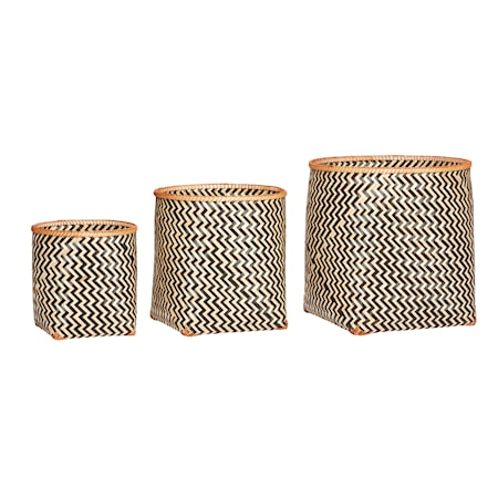 Korg Bambu Natur set om 3