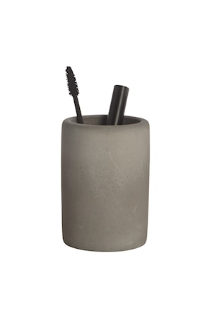 Tandborsthållare Cement Ø 8x11 cm Grå