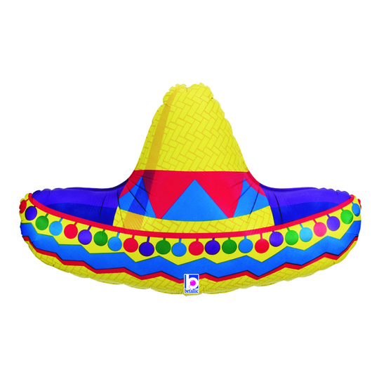 Folieballong Sombrero - 86 cm
