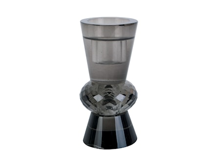 Crystal Art Duo Cone Ljusstake Svart