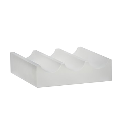 Skrivbords Organisering Frostat glas