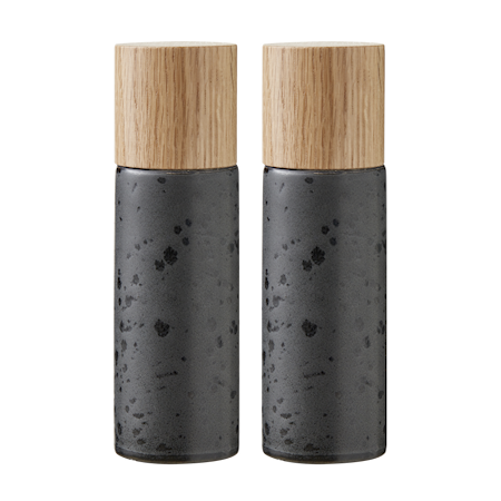 Salt & Peppar 17cm Matt svart BITZ