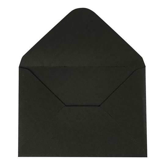 Kuvert Svart - 10-pack