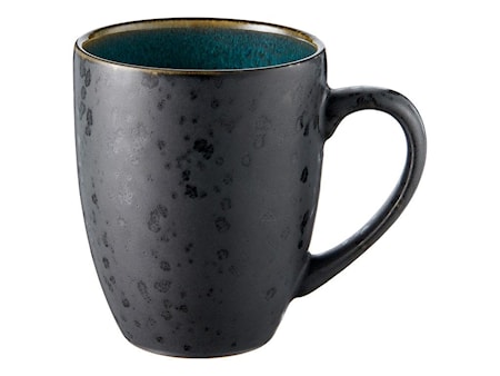 Mugg 30cl svart/grön Bitz