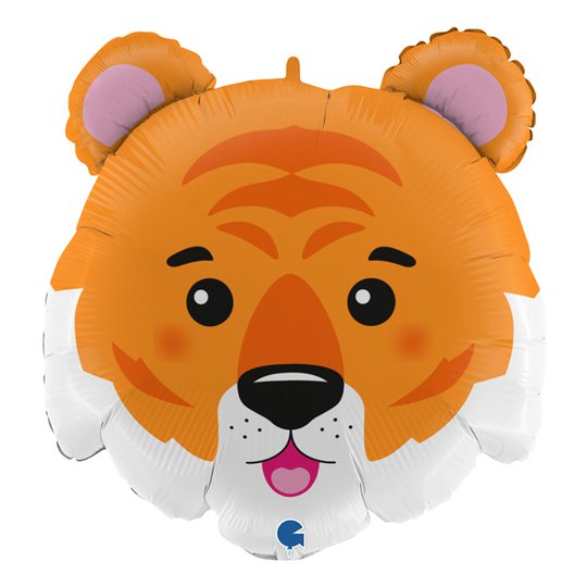 Folieballong Tiger Huvud - 1-pack