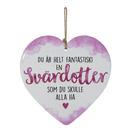 Dekorationshjärta Svärdotter