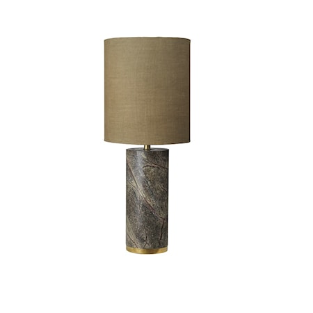 Ella Lampa 63x25 Grön/ Marmor