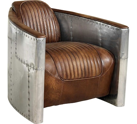Tom Cat Aviator Armchair - Antique Whiskey/Spitfire