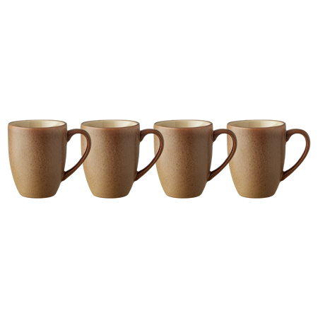 Bitz Mugg m öra 30 cl 4-pack Wood/Sand