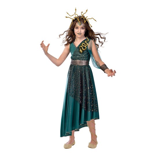 Medusa Barn Maskeraddräkt - Medium (6-8 år)