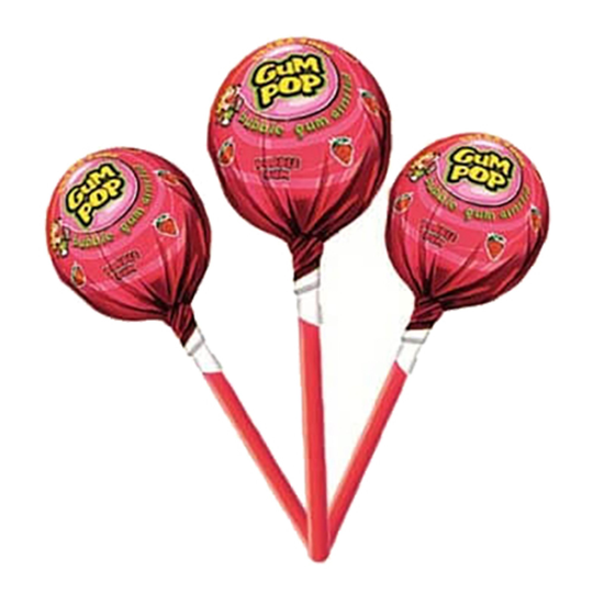 Gumpop Extra Sur Jordgubb Klubbor Storpack - 48 st
