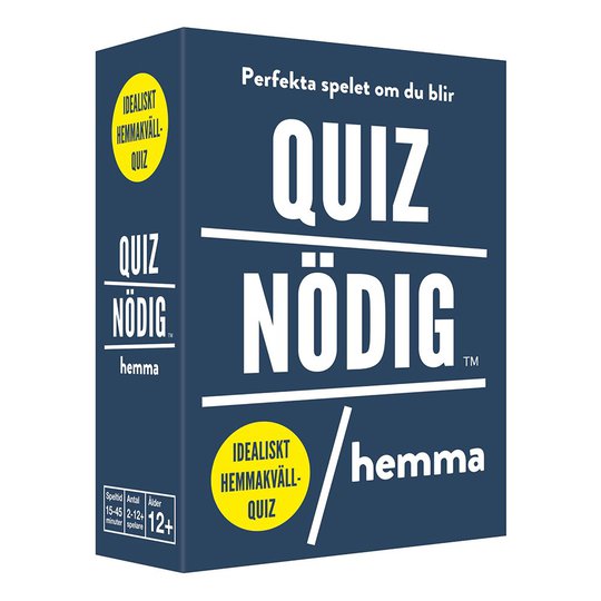 Quiznödig Hemma Frågespel
