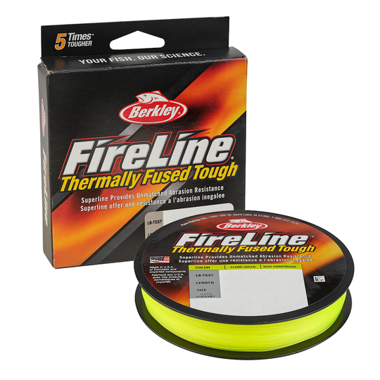 Berkley Fireline Fused Original Flame Green 150 m flätlina 0,10mm