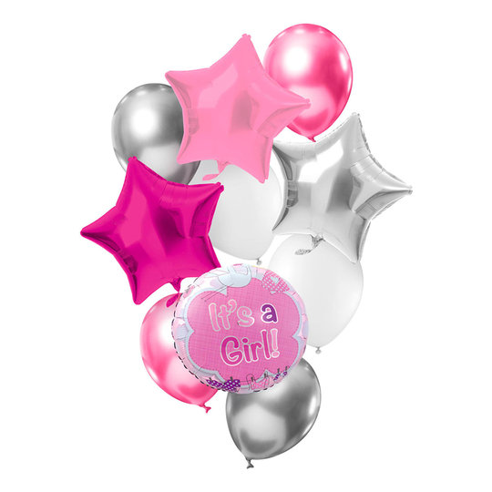 Ballongkit It's a Girl - 10-pack
