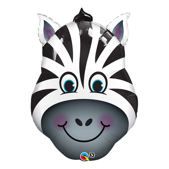 Folieballong Glad Zebra