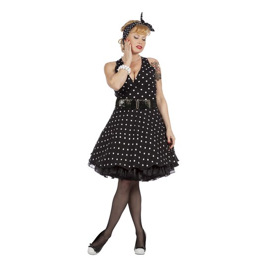 Dottie Klänning Prickig Maskeraddräkt - X-Small