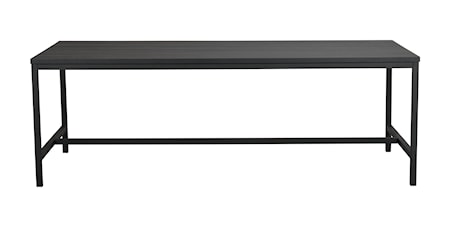Everett Matbord Svart 220 cm