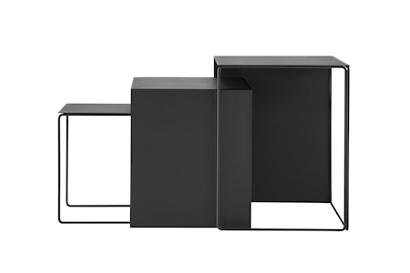 Cluster Tables (set of 3) - Black