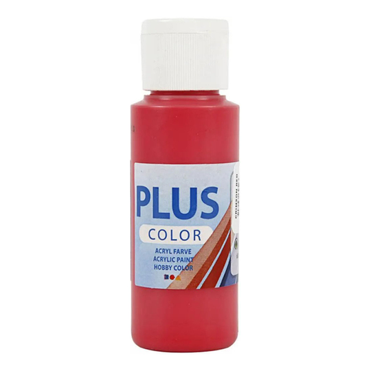 Plus Color Hobbyfärg - Crimson Röd