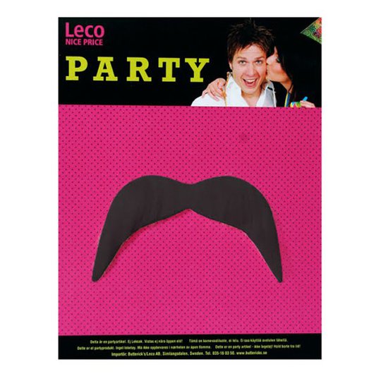 Mustasch Svart