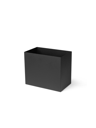 Plant Box Pot Large Svart