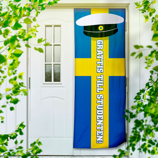 Dörrbanderoll Grattis Till Studenten