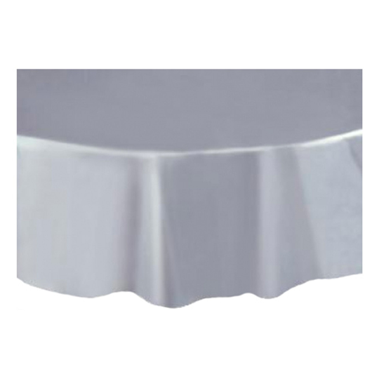 Plastduk Rund Silver