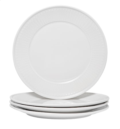 Fålhagen Assietter 4-pack, 22,5 cm Vit