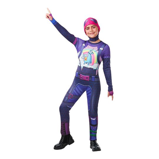 Fortnite Brite Bomber Teen Deluxe Maskeraddräkt - Small