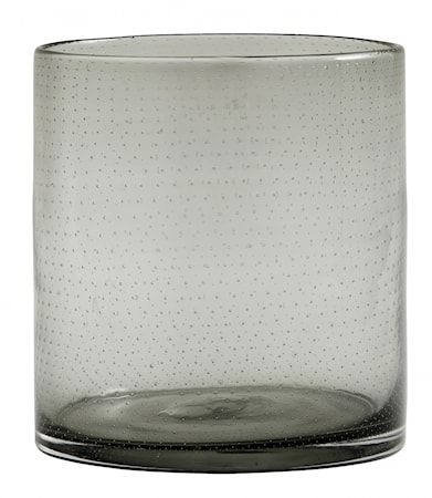 Ljuslykta BUBBLE Ø 15 cm - Grå