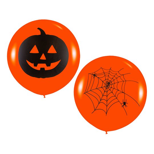 Jätteballonger Halloween - 2-pack