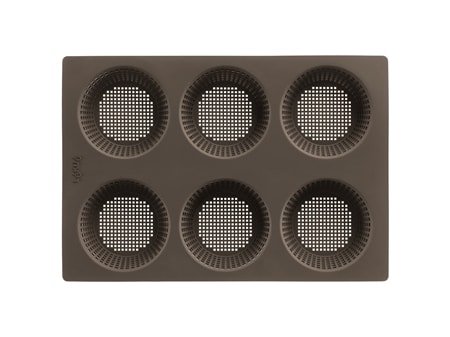Bakform Småfranska x6 Perforerad Silikon