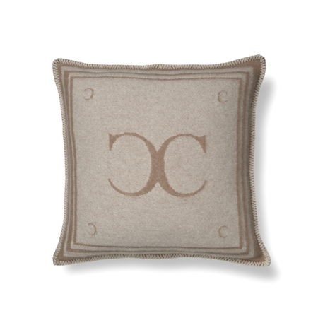 Monogram Kuddfodral Beige 50x50 cm