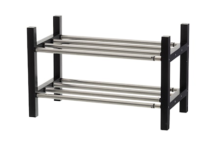 Shoe rack extending Svart