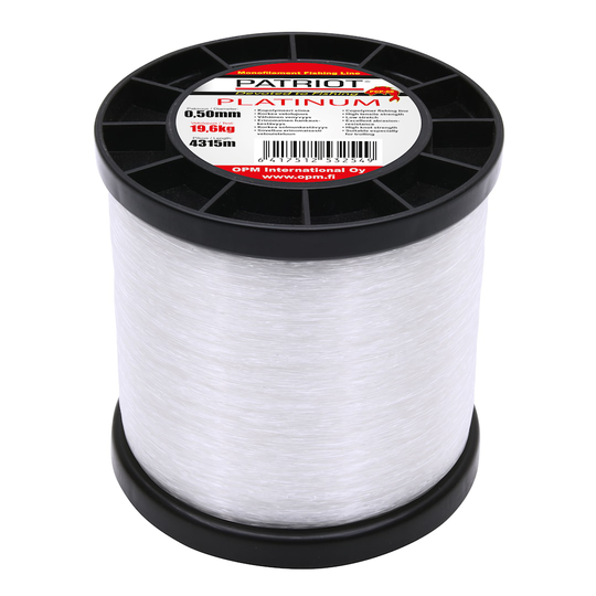 Patriot Platinum nylonlina 0,50mm 19,60kg 4315m