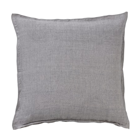 Kuddfodral Linne 50x50 cm Stengrå