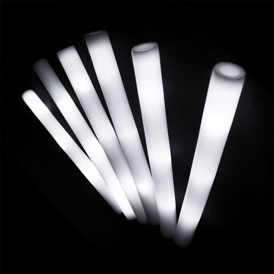 LED Skumstavar - Vit