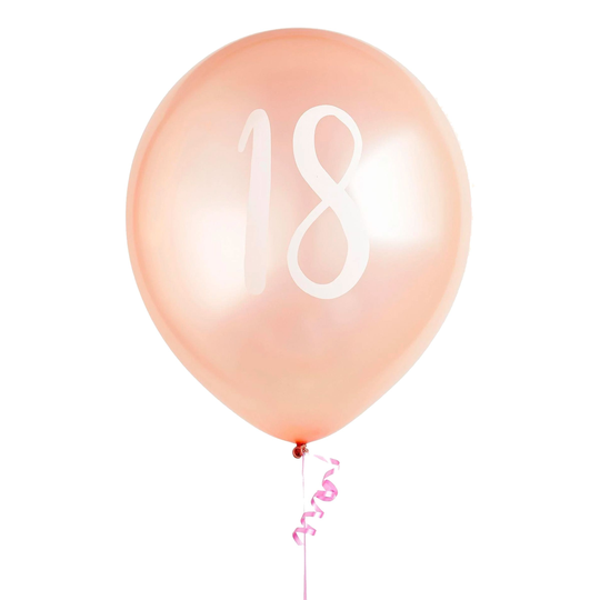 Ballonger 18 Roséguld - 5-pack