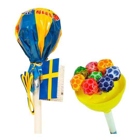Mega Klubba Sverige med Blågult Band - 1-pack