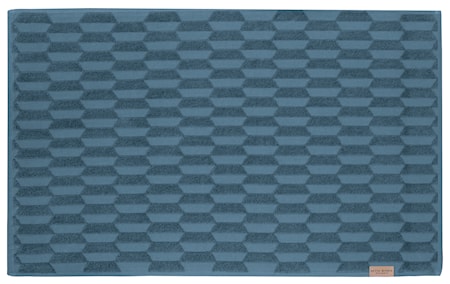Geo Badrumsmatta 50x80 cm Slate blue