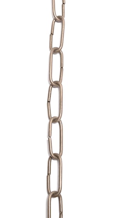 Kedja med krok Råsilver 100cm