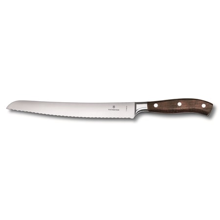 Grand Mâitre Brödkniv Tandad Smidd med Trähandtag 23 cm